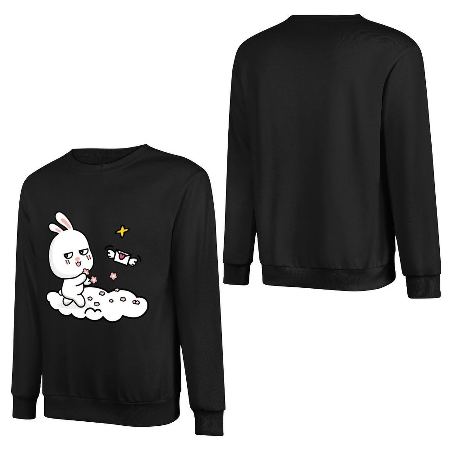 Front Patterned Long Sleeve TopSmooth EverydayTee