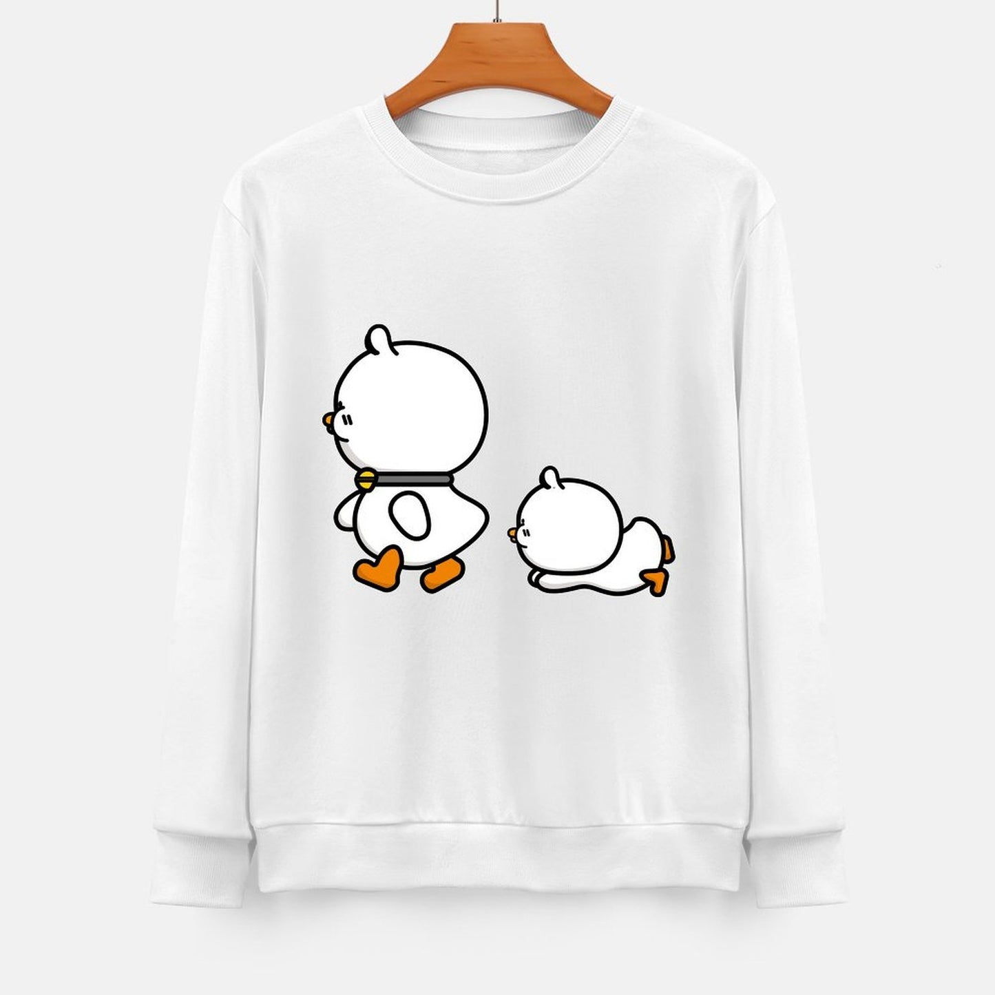 Front Patterned Long Sleeve TopSoft Sleek