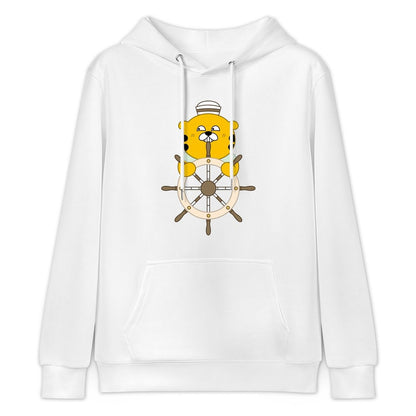 Pure Crisp Print Front Graphic Hoodies