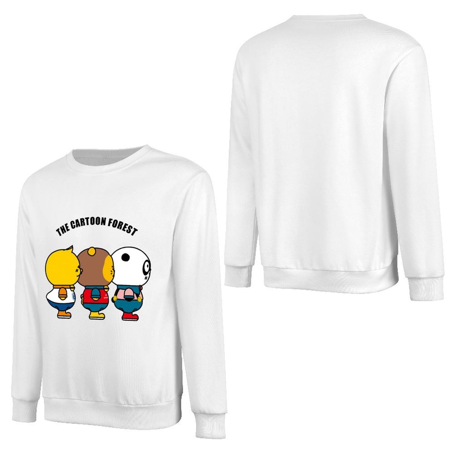 Front Patterned Long Sleeve TopSlim Fit PureStyle