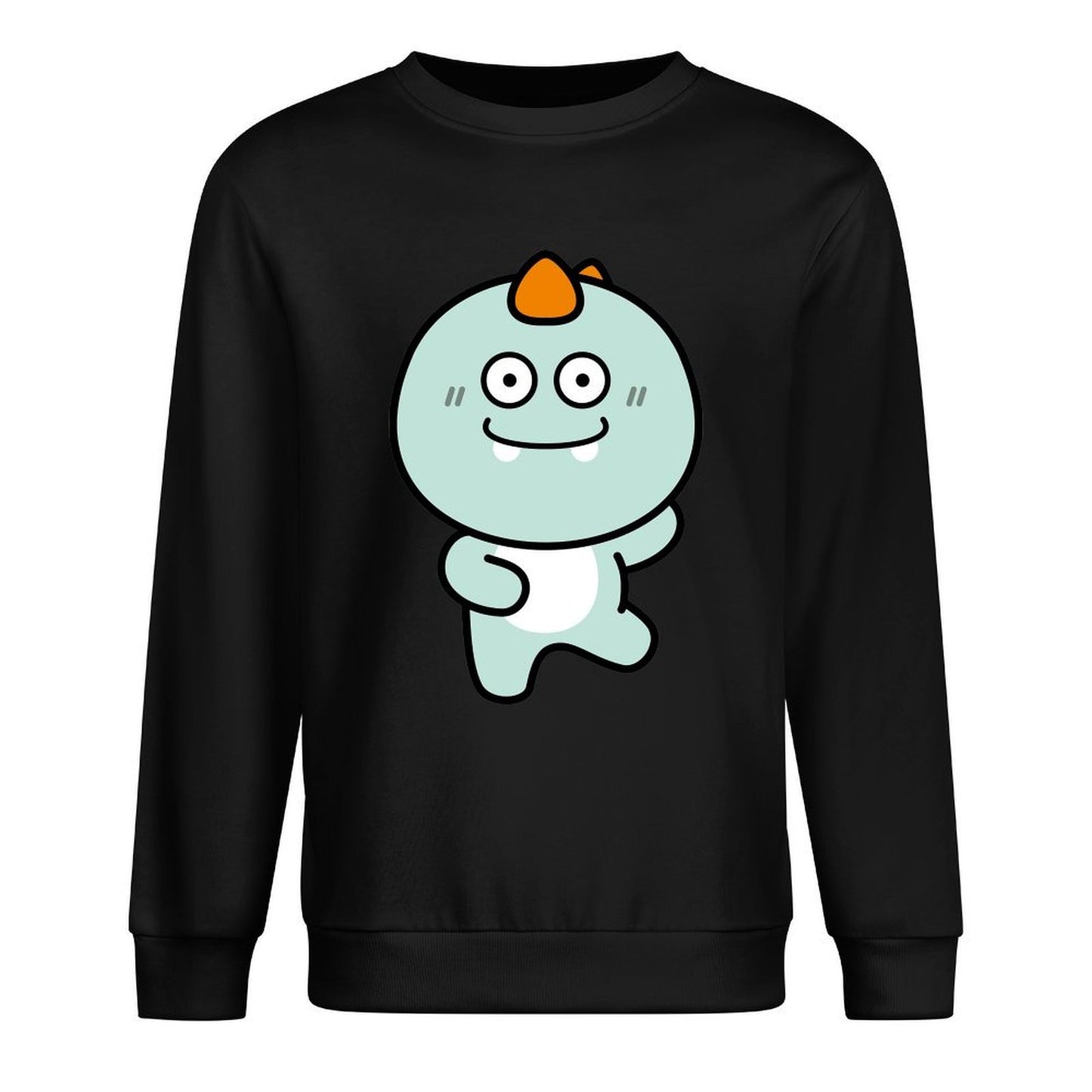 Front Patterned Long Sleeve TopModern