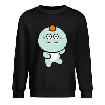 Front Patterned Long Sleeve TopModern