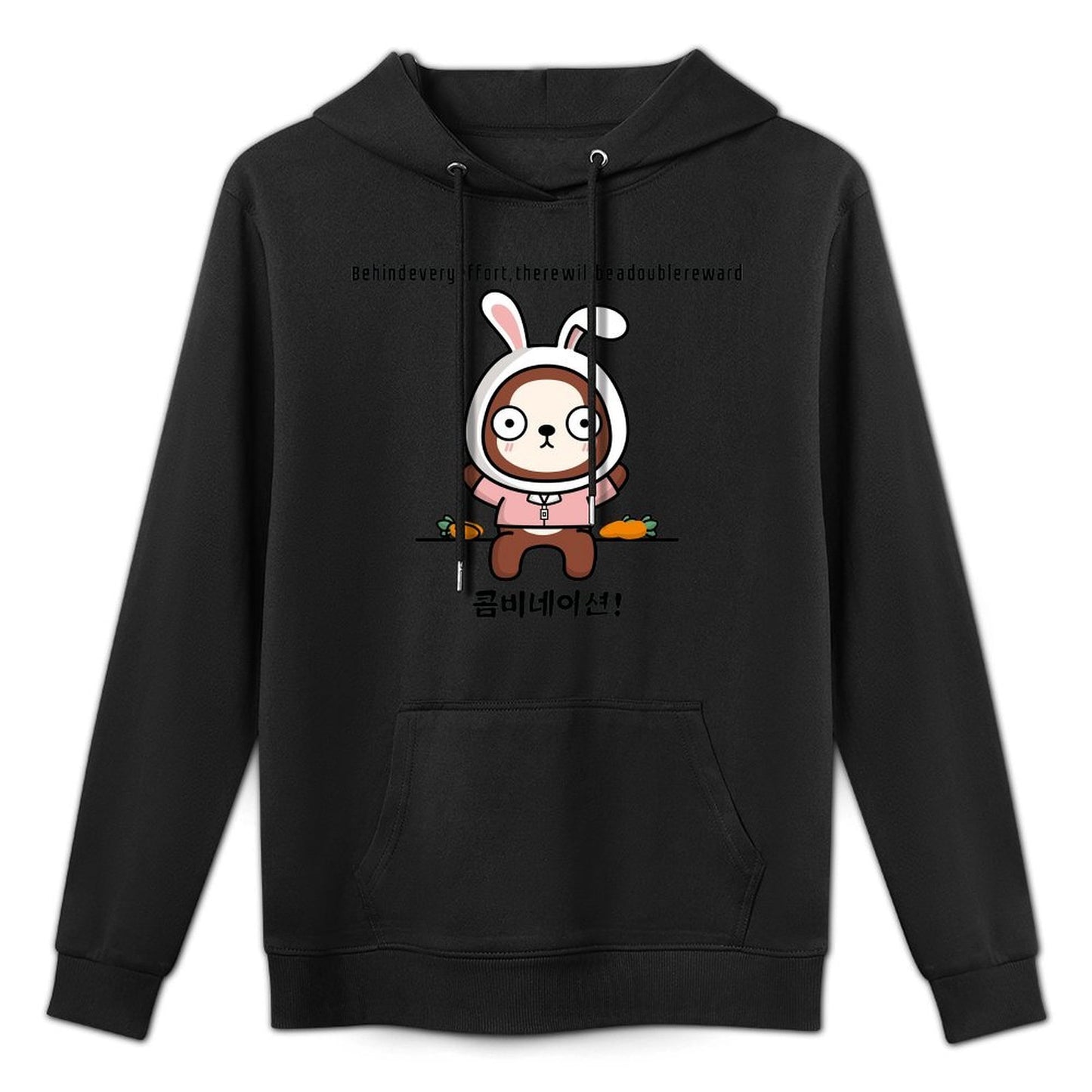 Front Graphic HoodiesCrisp Print Plain