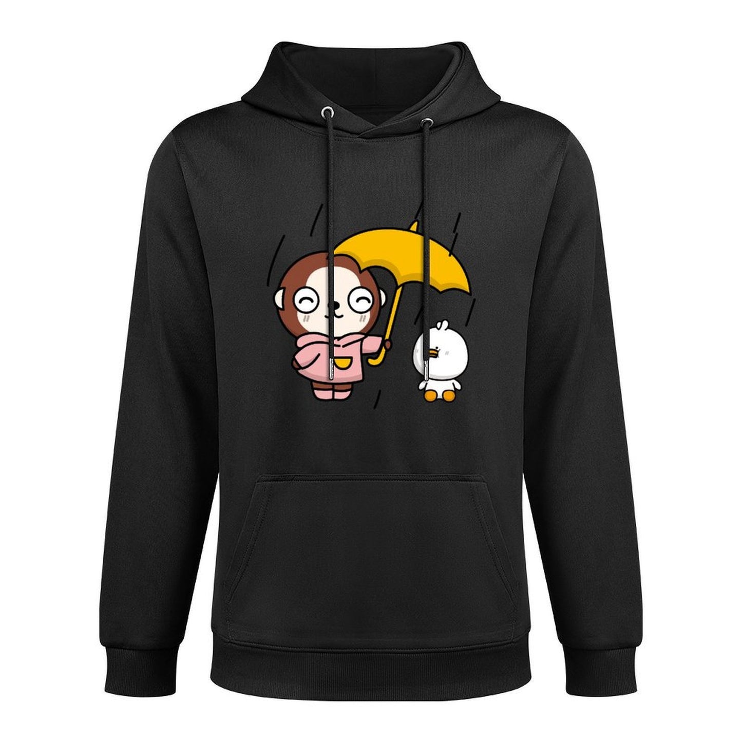 TimelessStyle Sleek Front Graphic Hoodies