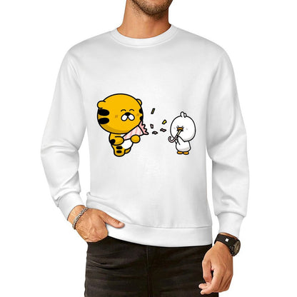 Front Patterned Long Sleeve TopSoftFeel DailyFit