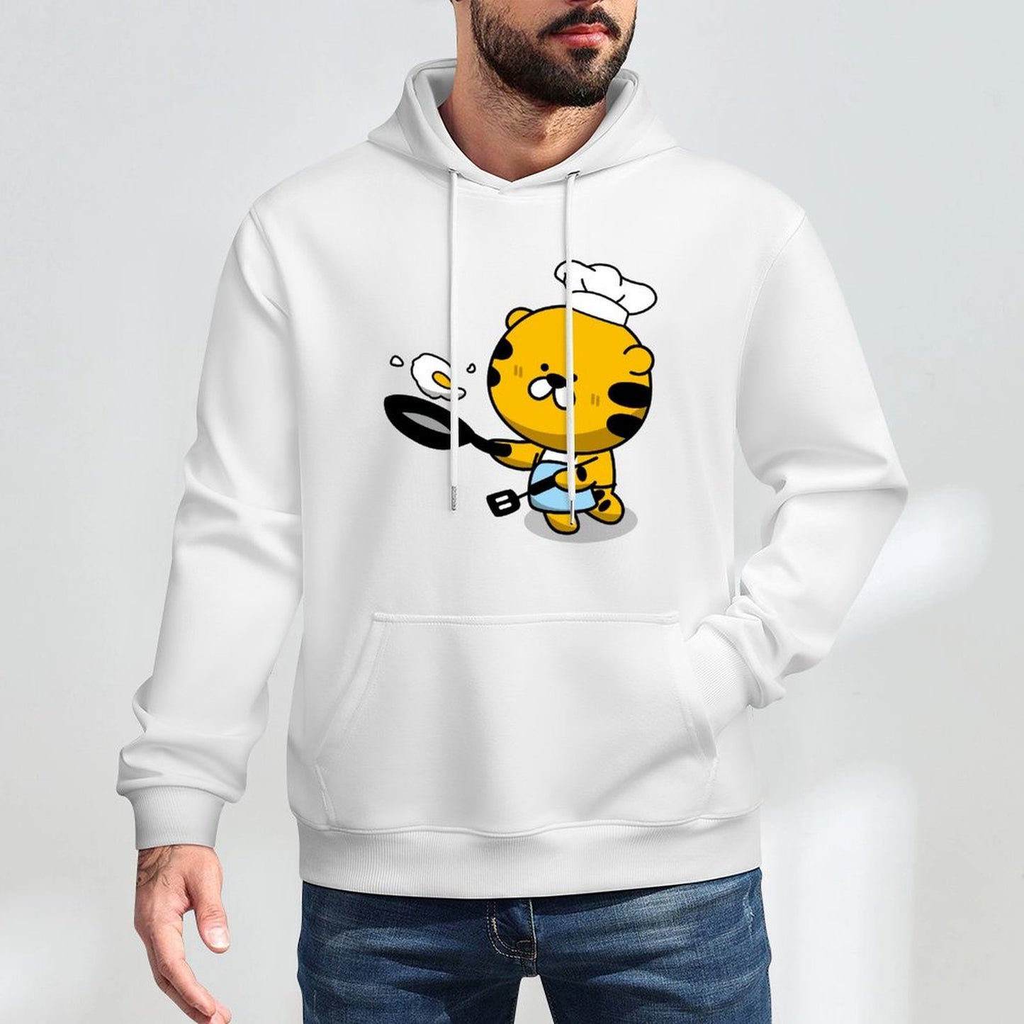 Colorfast Printing Front Graphic Hoodies