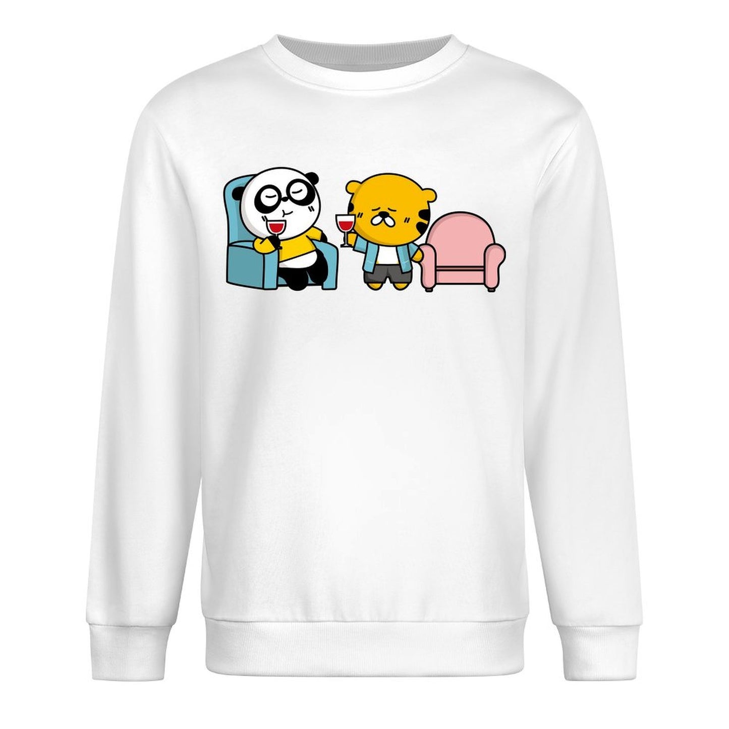 Front Patterned Long Sleeve TopEasyWear Studio