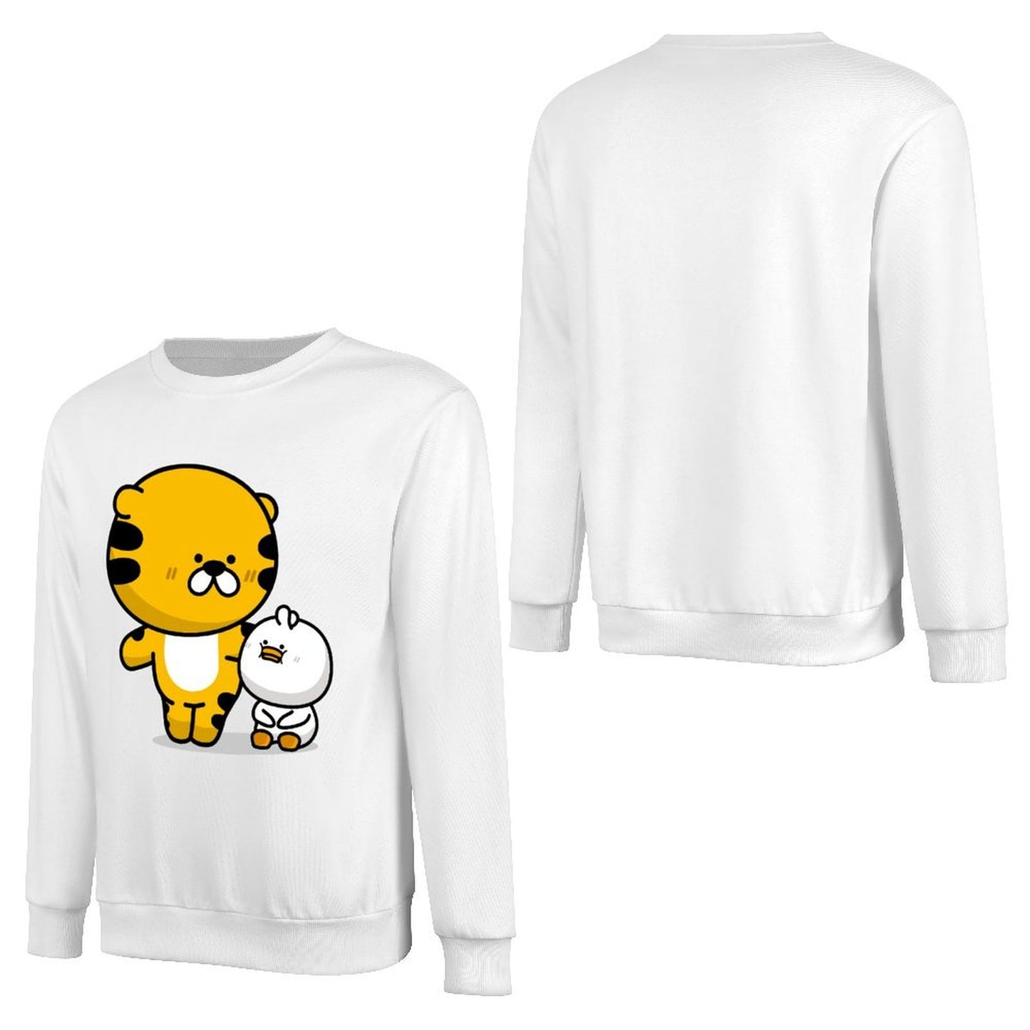 Front Patterned Long Sleeve TopVibrant Colors Street