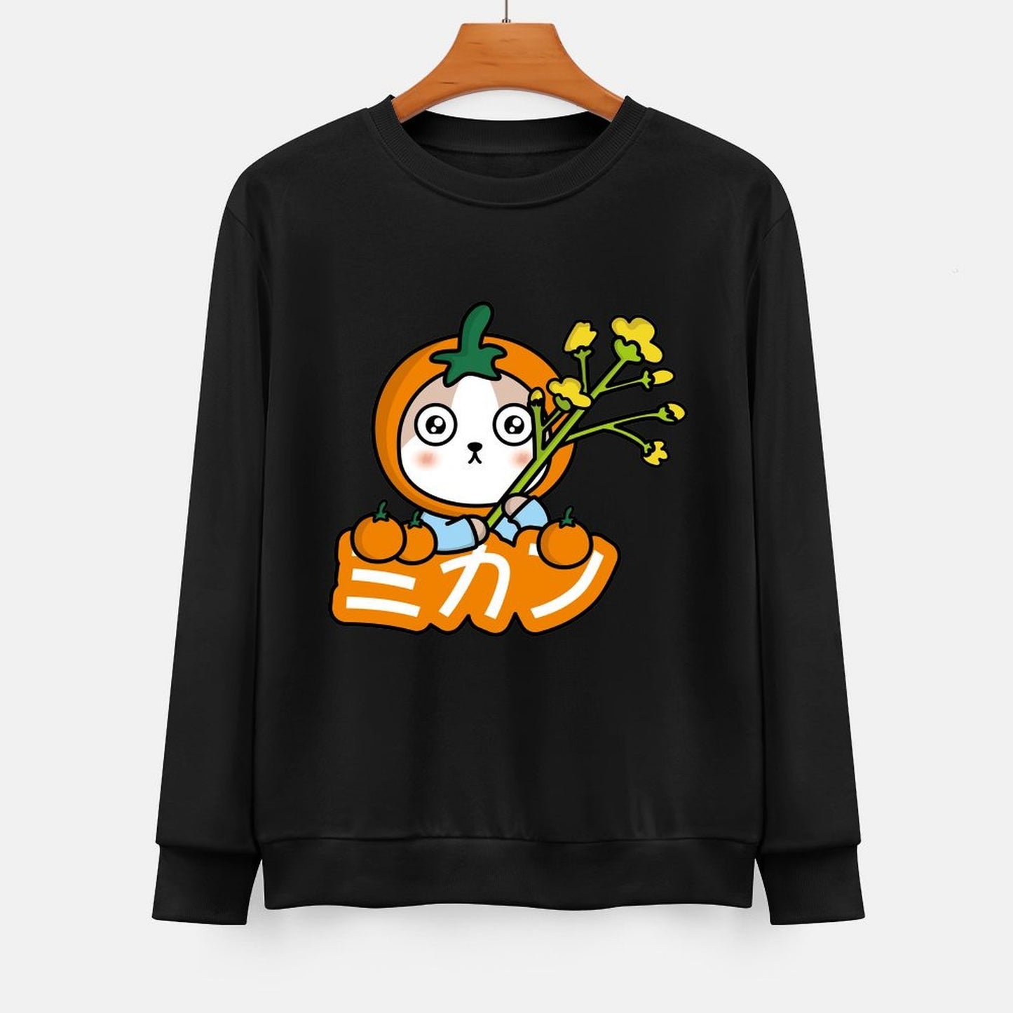  Front Patterned Long Sleeve TopRegular Soft