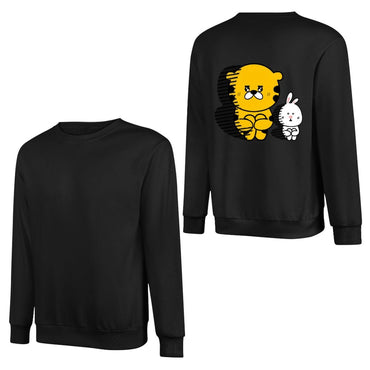 Long-sleeved crew neck sweatshirtEasyStyle Batch-Printed Long Sleeve