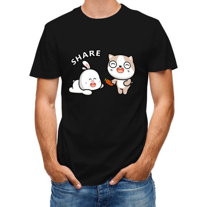 LooseFit Heat-Transferfront graphic T-shirt