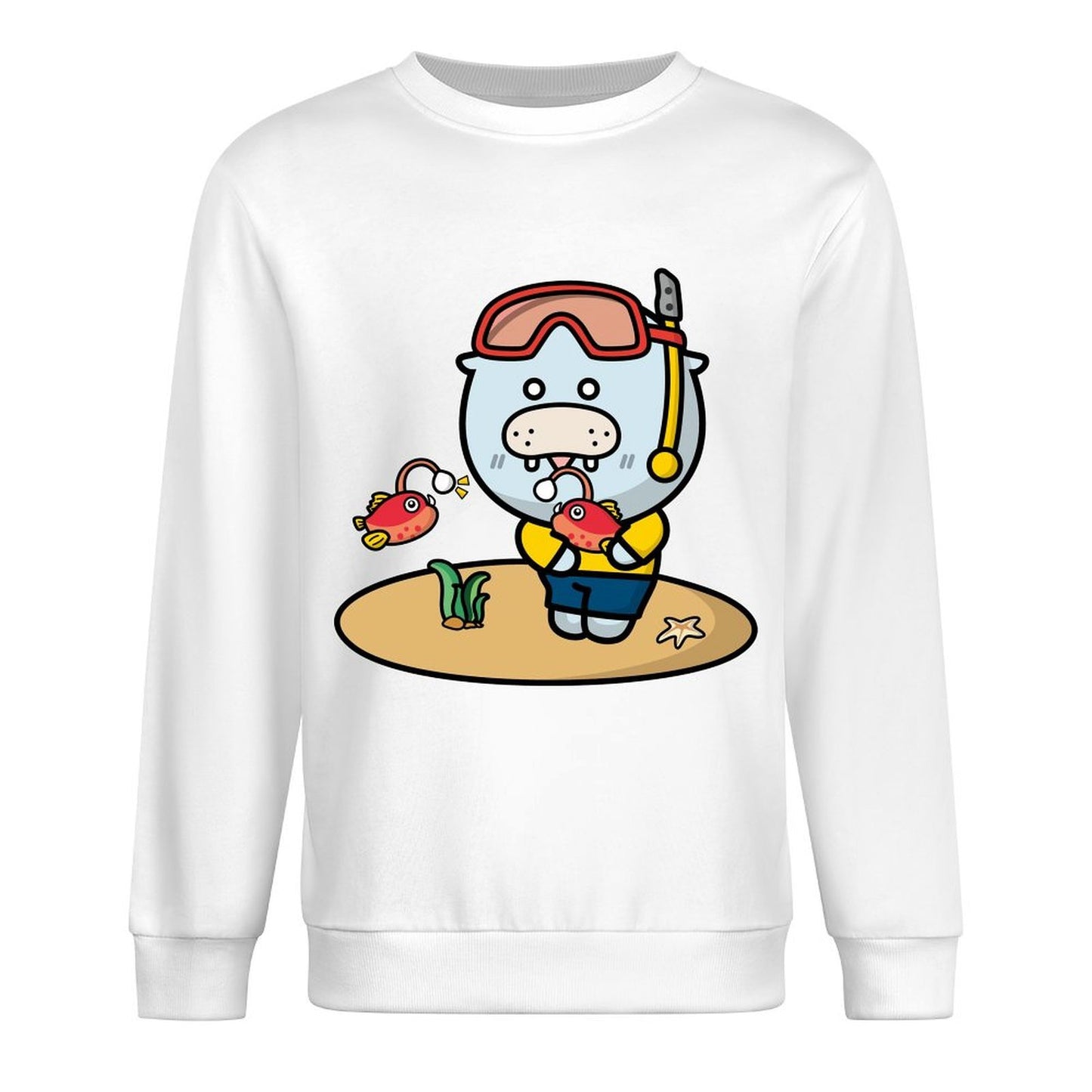 Front Patterned Long Sleeve Top Studio YearRound