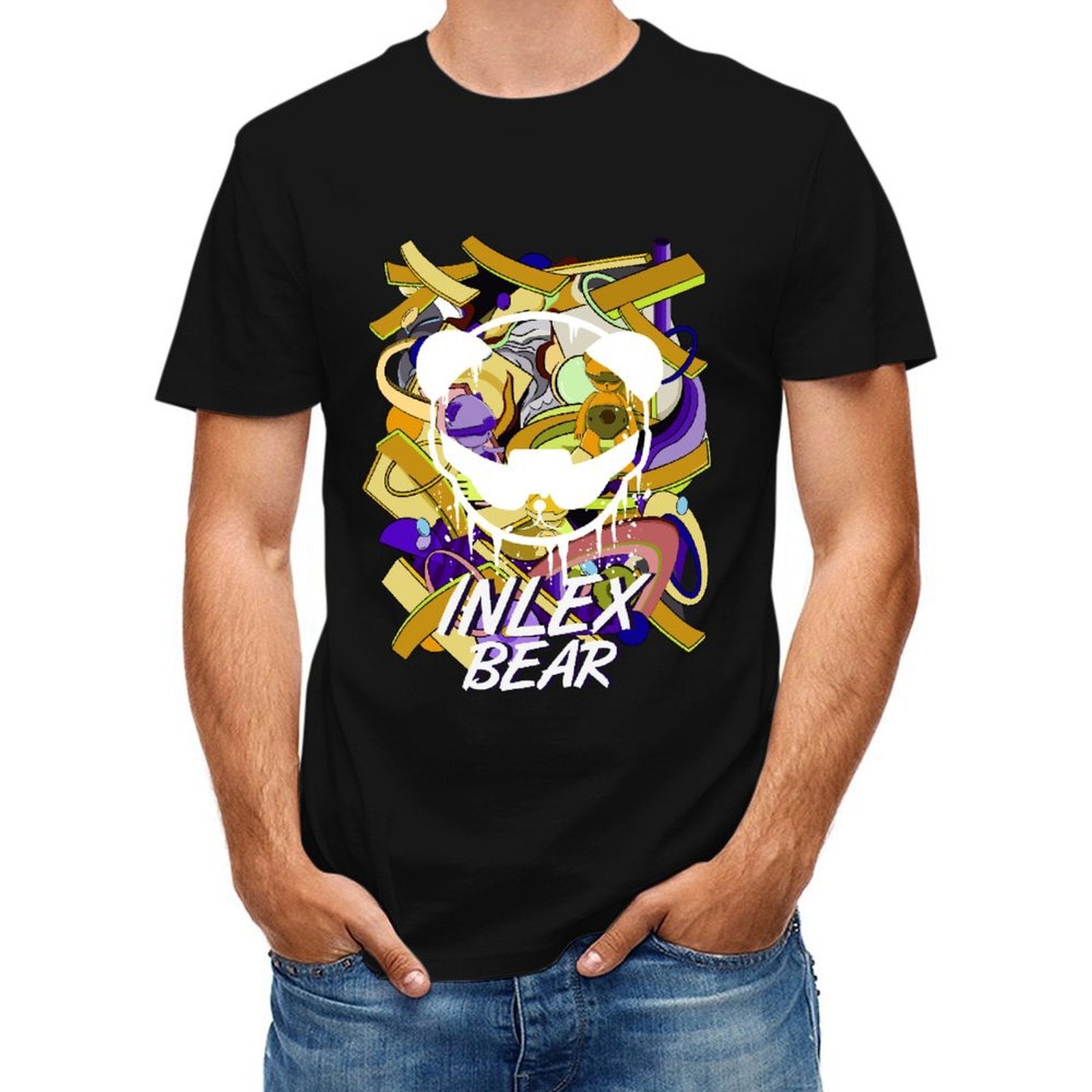 Inlex Bear T-shirtsPrinting ComfortFit T-Shirt