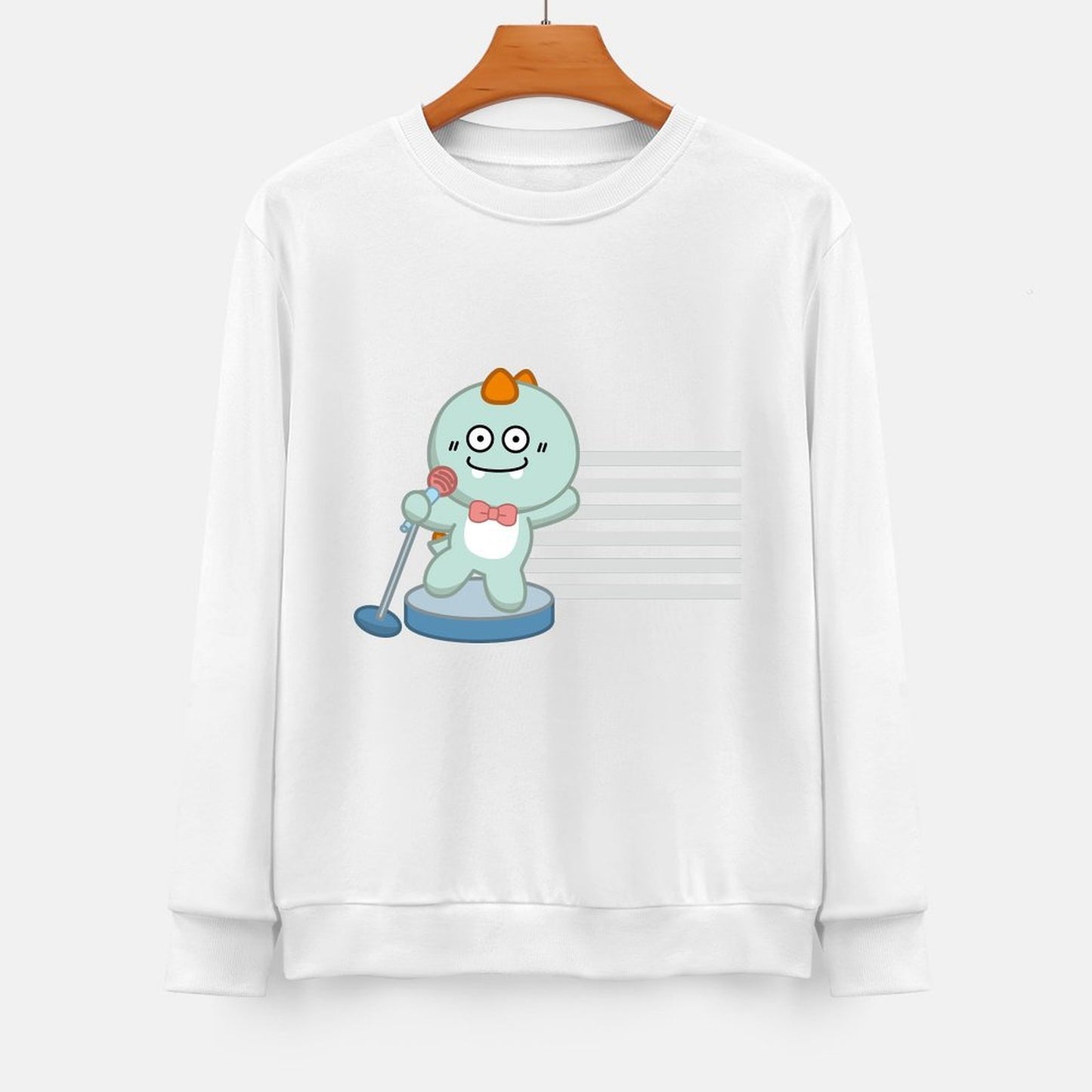 Front Patterned Long Sleeve TopPremium Daily