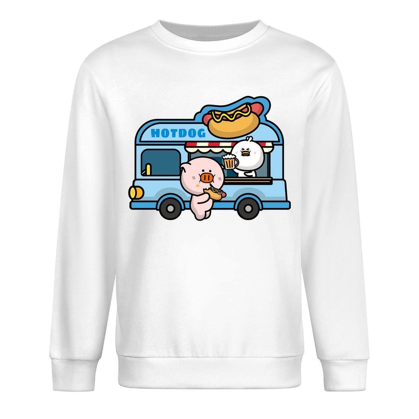 IPBR 250g Crew Neck Long Sleeve Sweatshirt Front GraphicCrew Neck Long Sleeve Sweatshirt4000048