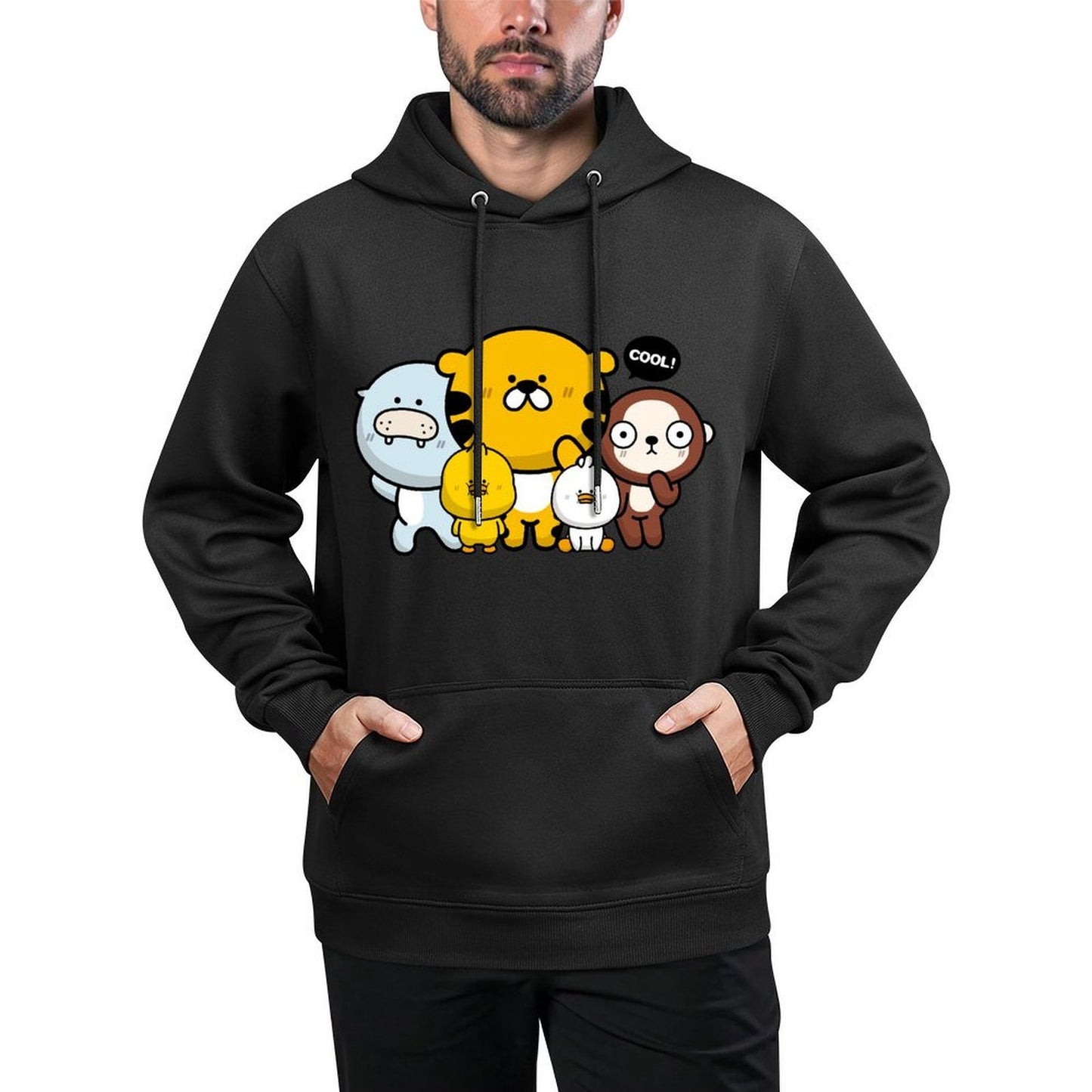 RegularFit Slim Fit Front Graphic Hoodies