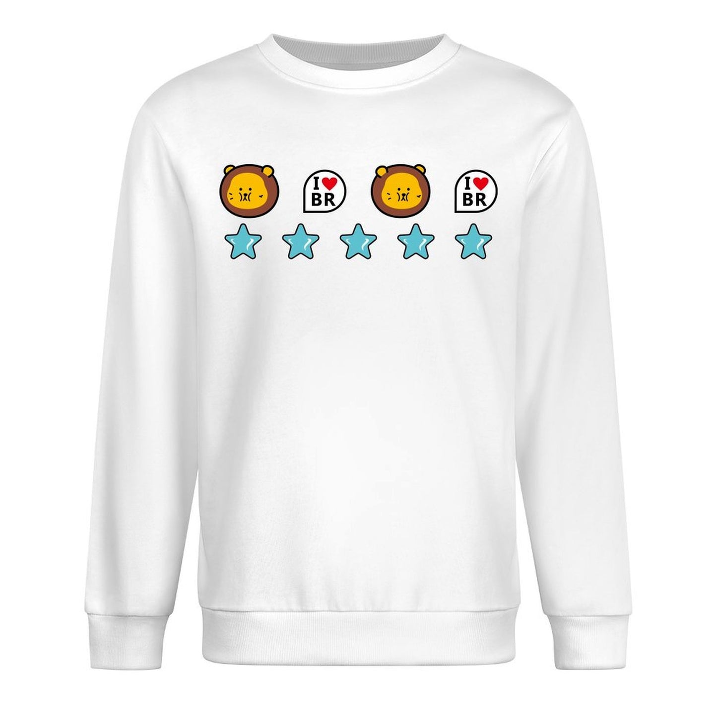 Front Patterned Long Sleeve TopCityStyle Unisex