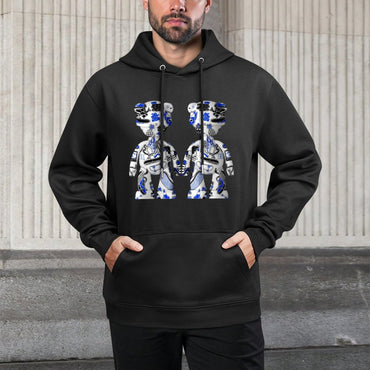 IPIB 250g Hooded Pocket Sweatshirt Front GraphicMen's Hooded  Sweatshirt6000085-2
