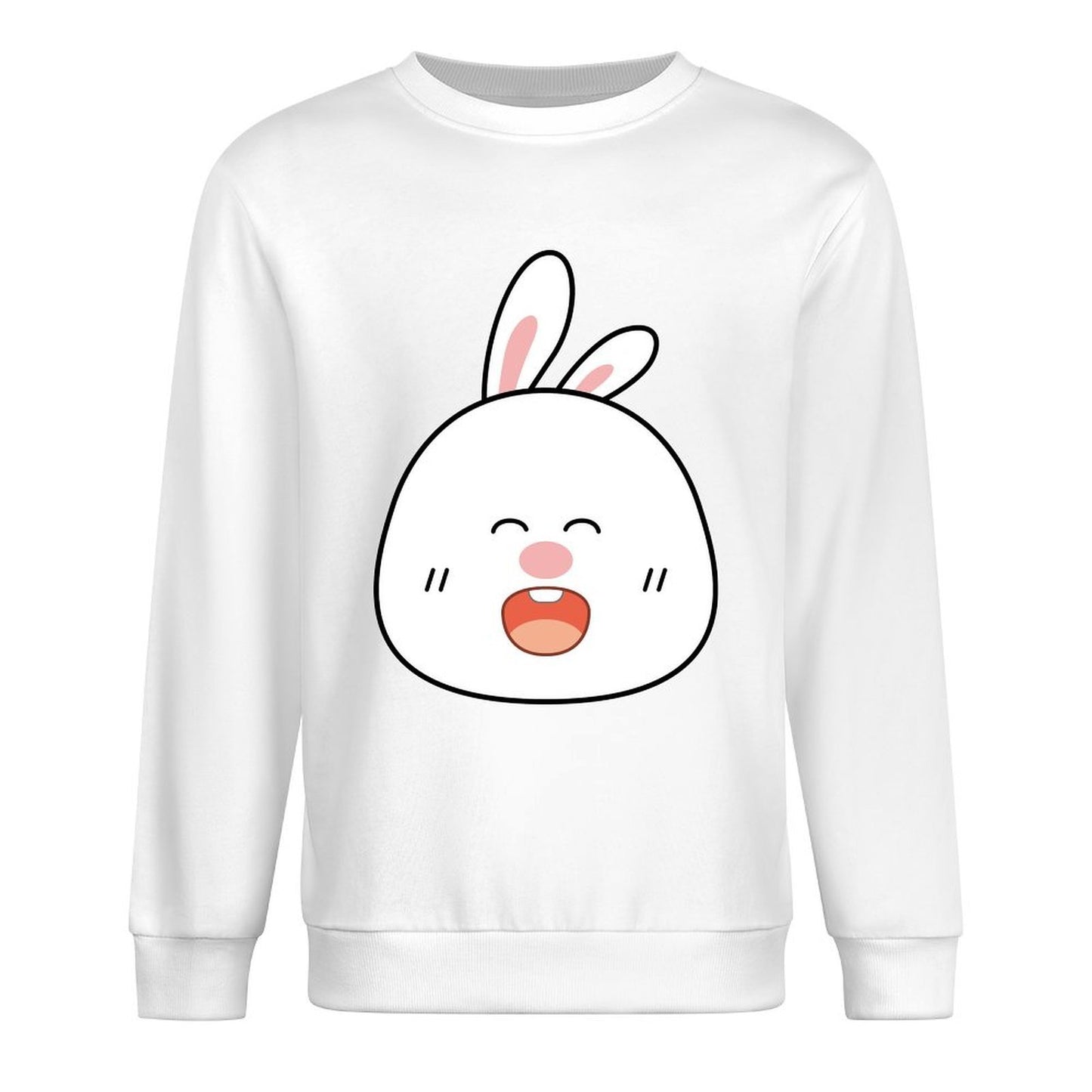 Front Patterned Long Sleeve TopOn-Demand Shrink-Resistant