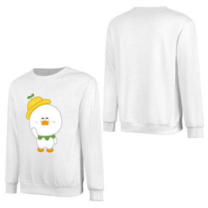 Front Patterned Long Sleeve TopLifestyleLine Crew Neck