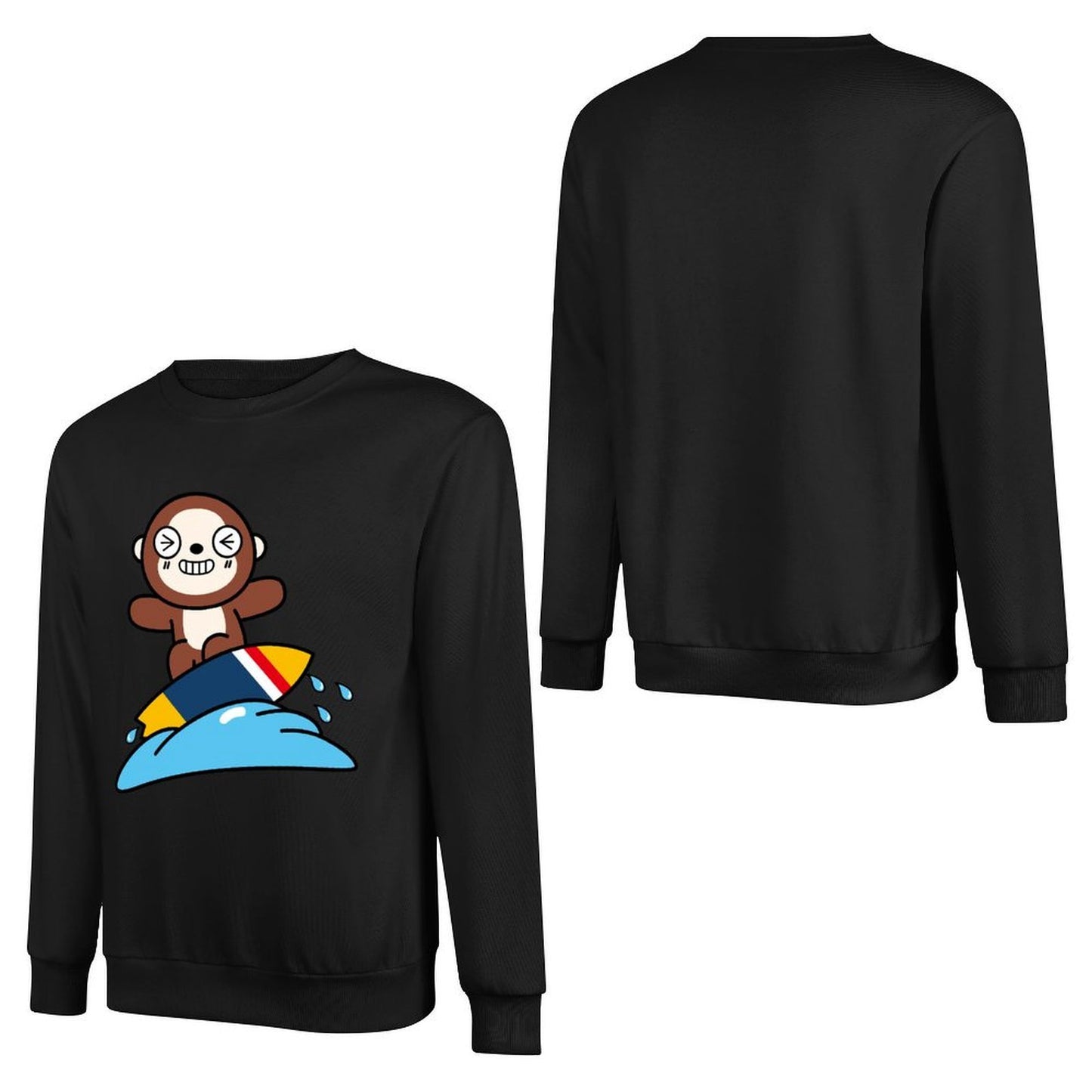 Front Patterned Long Sleeve TopOutdoor Fresh