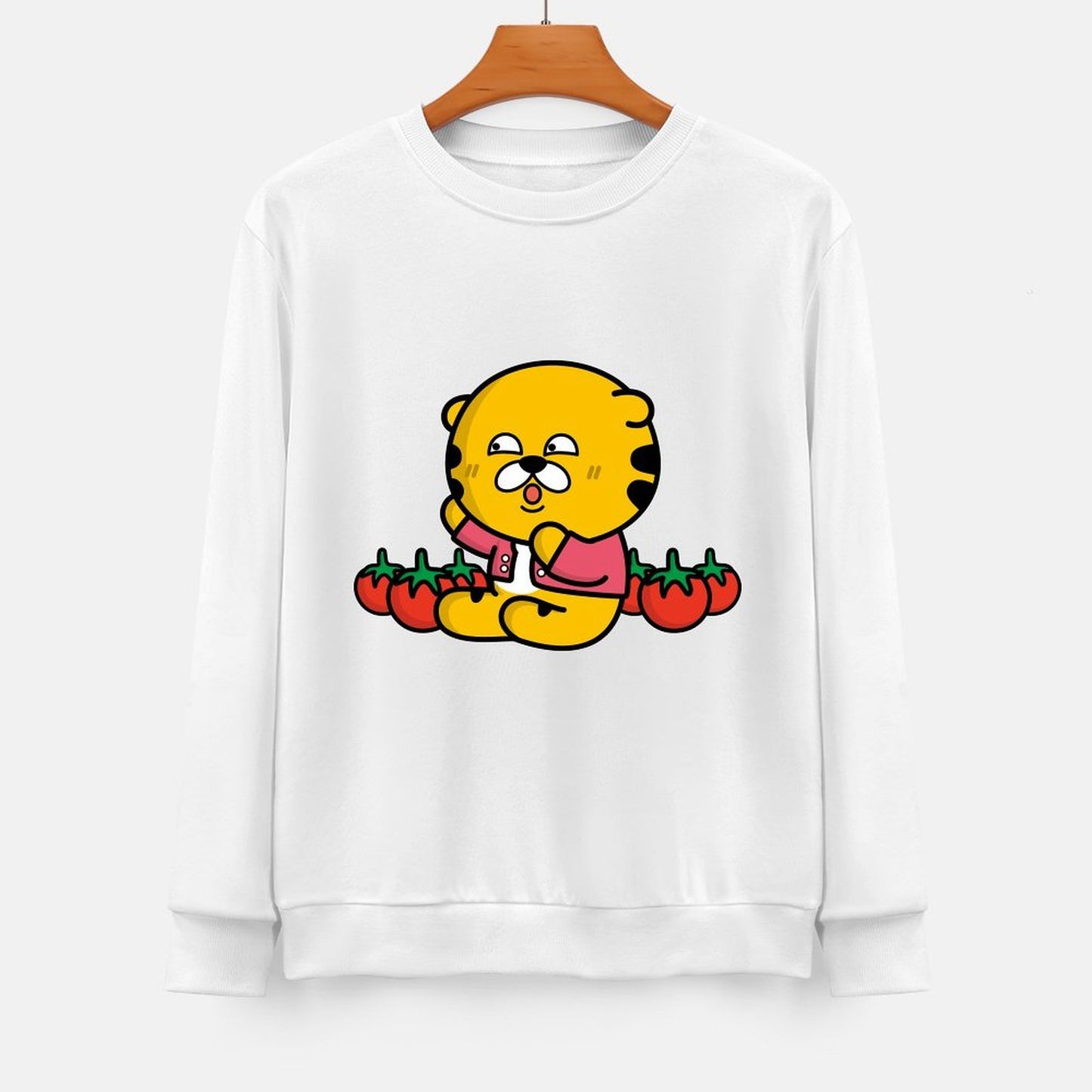 Front Patterned Long Sleeve TopRecycled Soft-Touch