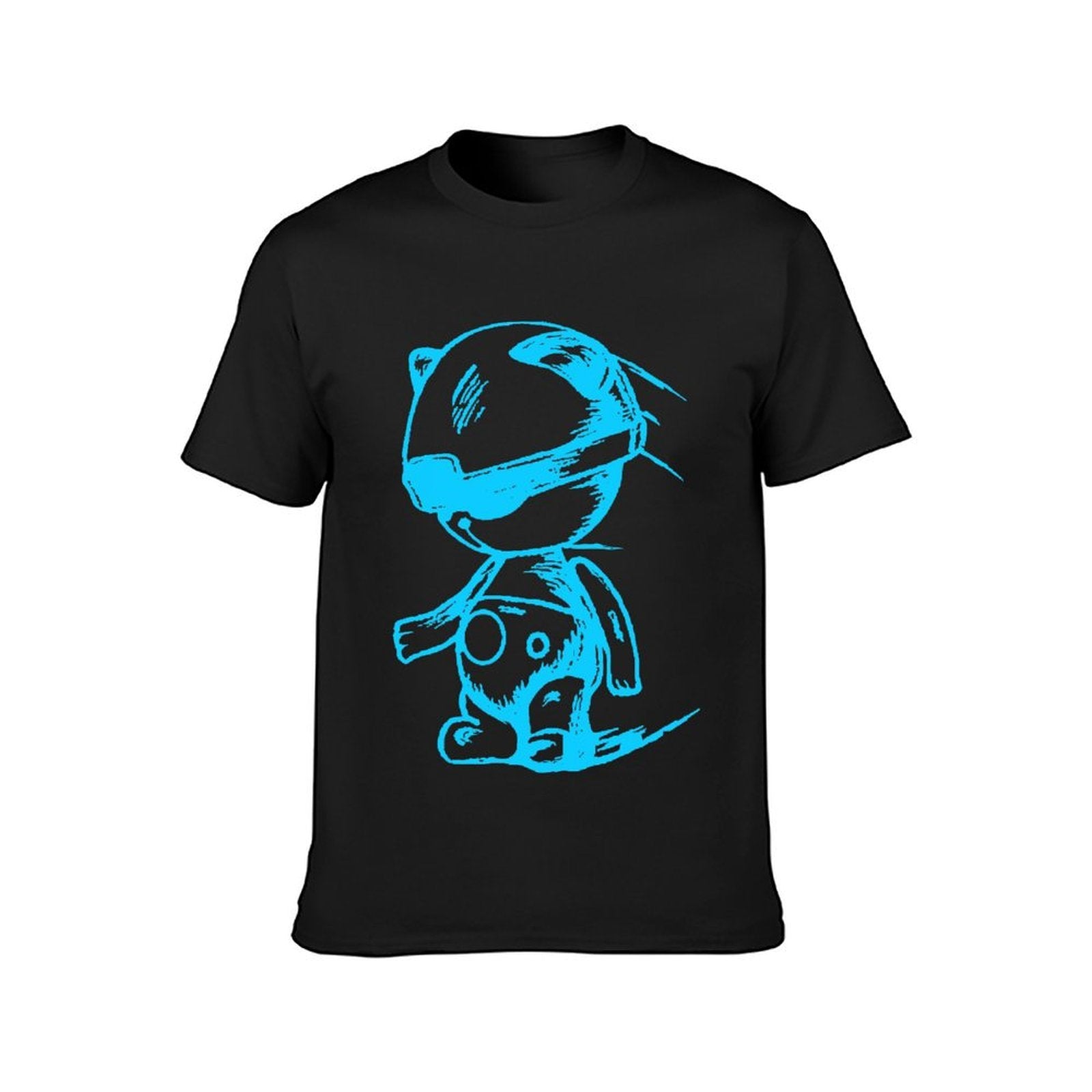 Inlex Bear T-shirtsStreetStyle Double-Stitched T-Shirt