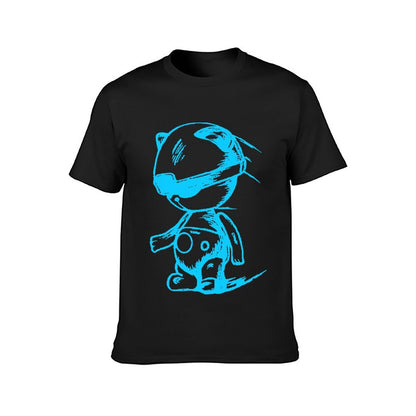 Inlex Bear T-shirtsStreetStyle Double-Stitched T-Shirt