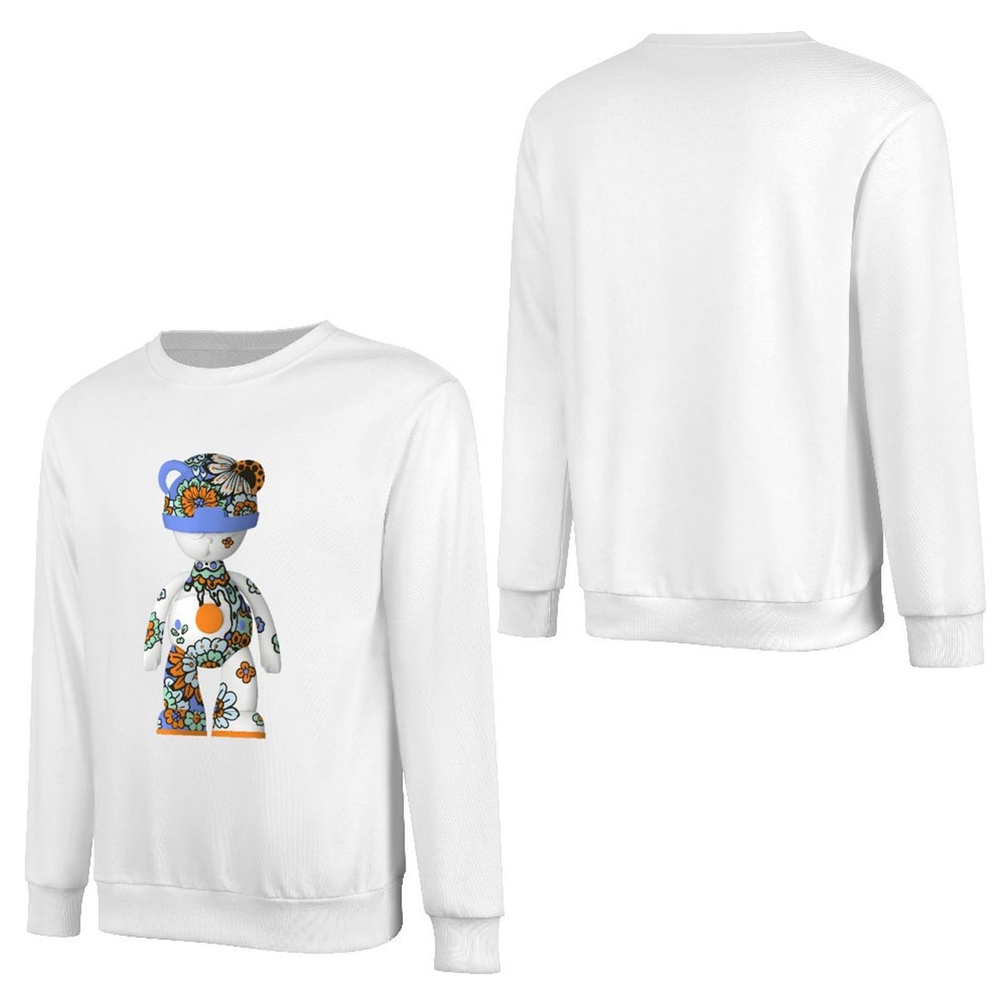 Long Sleeve With Front PatternSoftTouch LooseFit