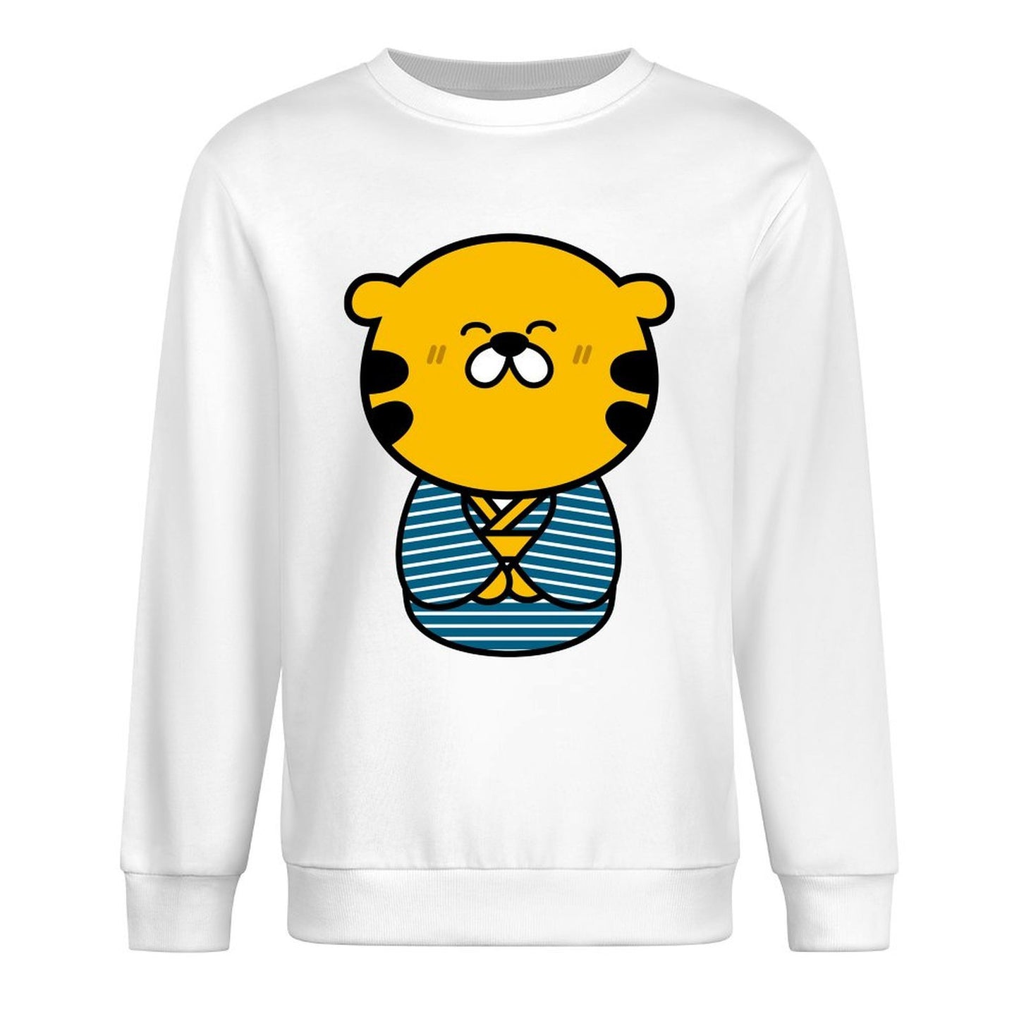 Front Patterned Long Sleeve TopEverydaySeries AllDay