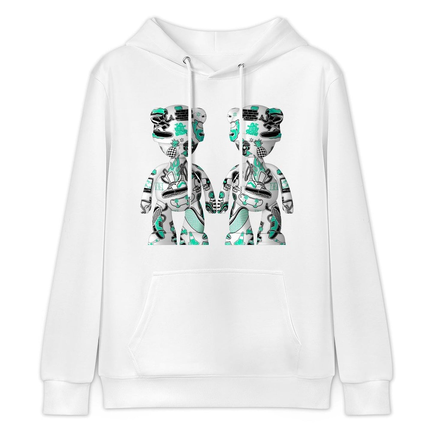 Hoodie Front PatternActive Vibrant Colors