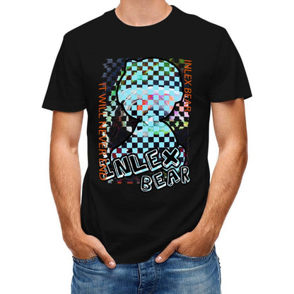Inlex Bear T-shirtsSimple Fade-Resistant T-Shirt
