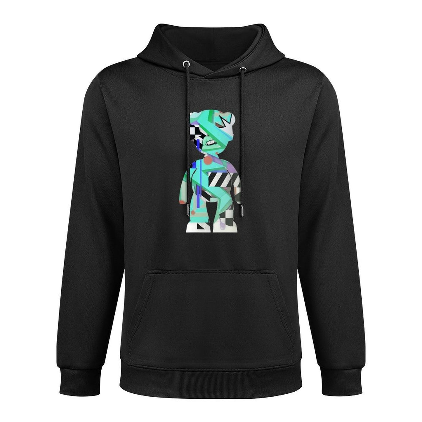 Hoodie Front PatternClean Edges Plain