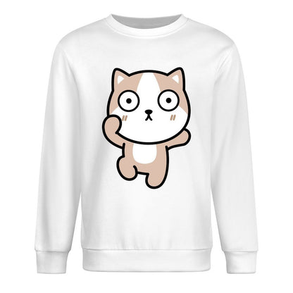 Front Patterned Long Sleeve TopWeekend LooseFit