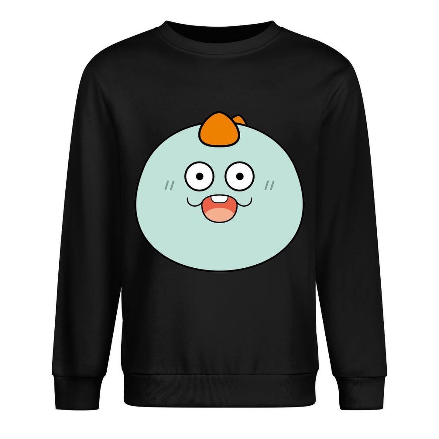 Front Patterned Long Sleeve TopActiveWear Tear-Resistant