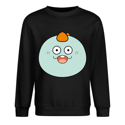 Front Patterned Long Sleeve TopActiveWear Tear-Resistant