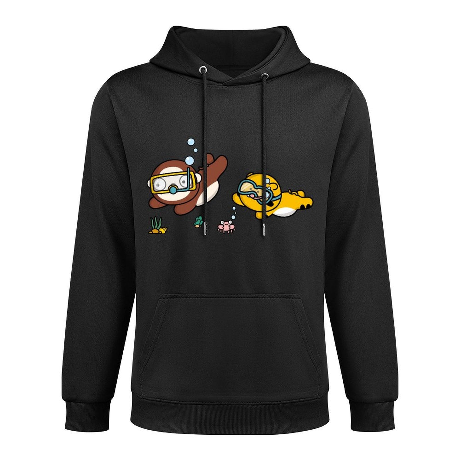 Colorfast Retro Front Graphic Hoodies