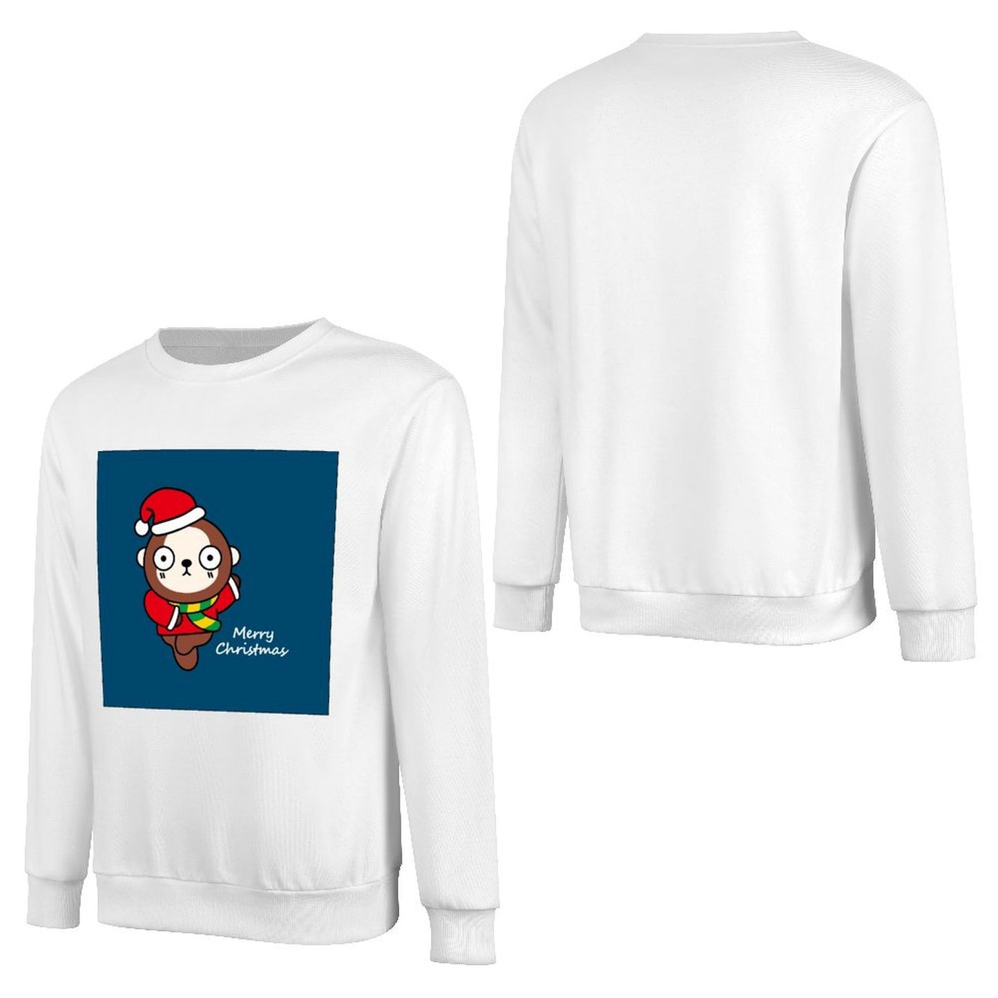 Front Patterned Long Sleeve TopVintage Printed