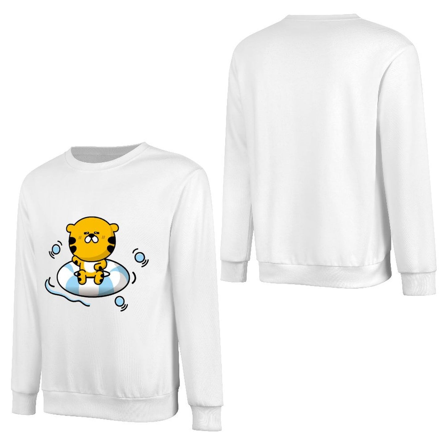 Front Patterned Long Sleeve Top ActiveWear SoftWear