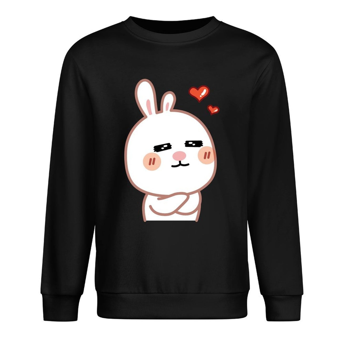 Front Patterned Long Sleeve TopWrinkle-Free Smooth Feel