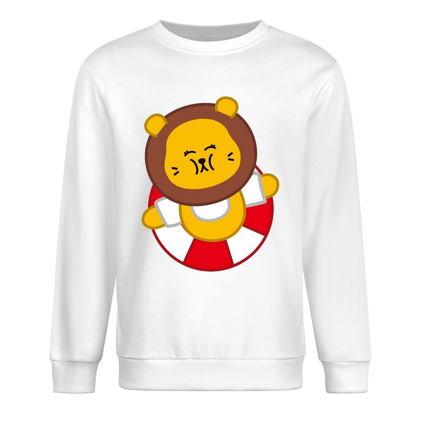 Front Patterned Long Sleeve TopSoftWear Strong