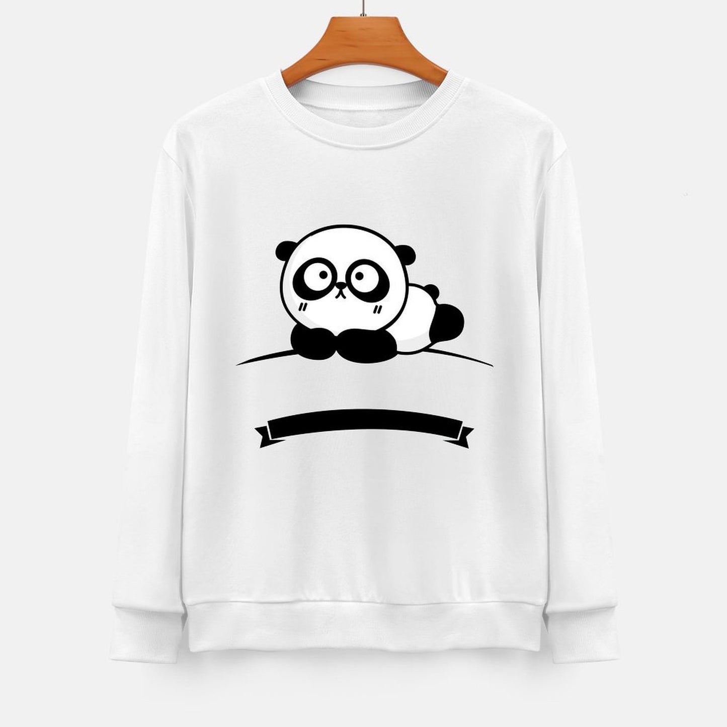 Front Patterned Long Sleeve TopStandard Fitted