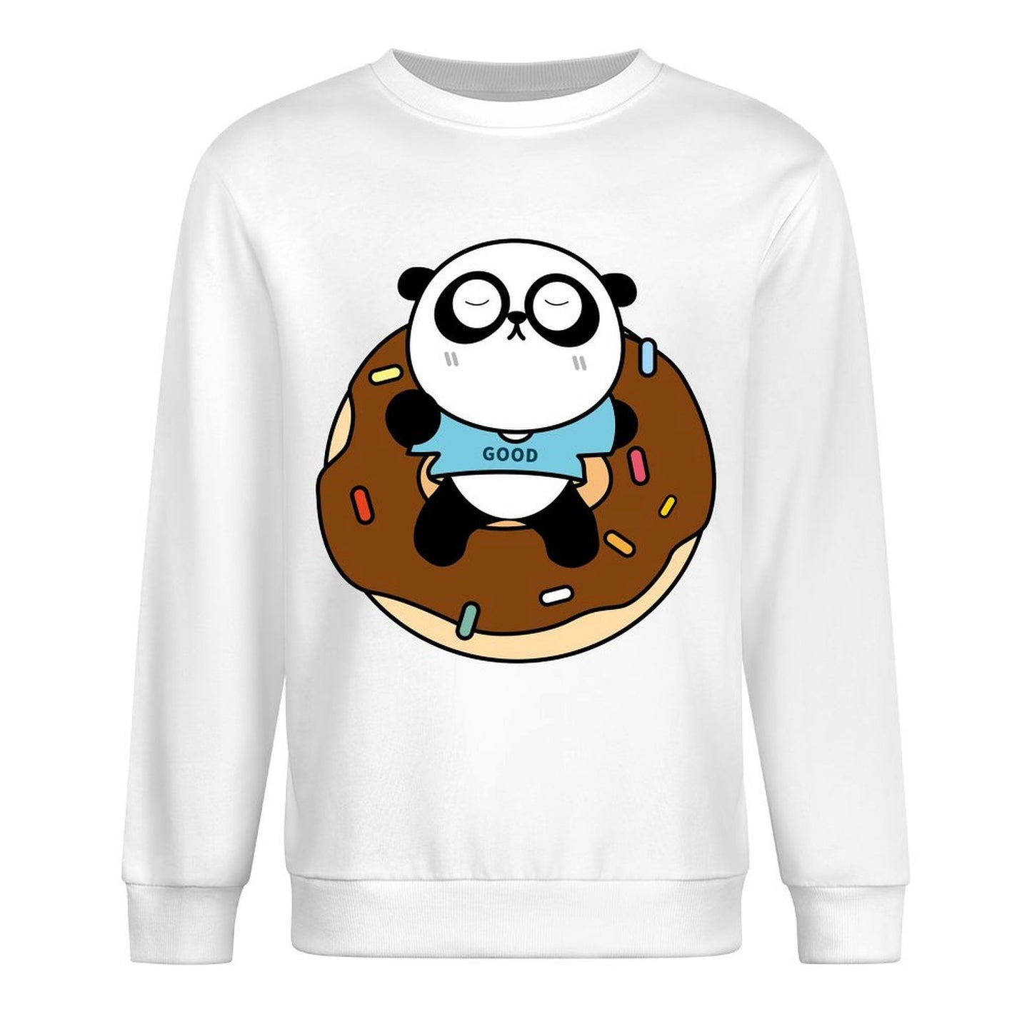 Front Patterned Long Sleeve TopWrinkle-Free SoftTouch