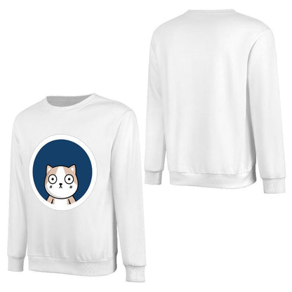 Front Patterned Long Sleeve TopPrinted SoftWear
