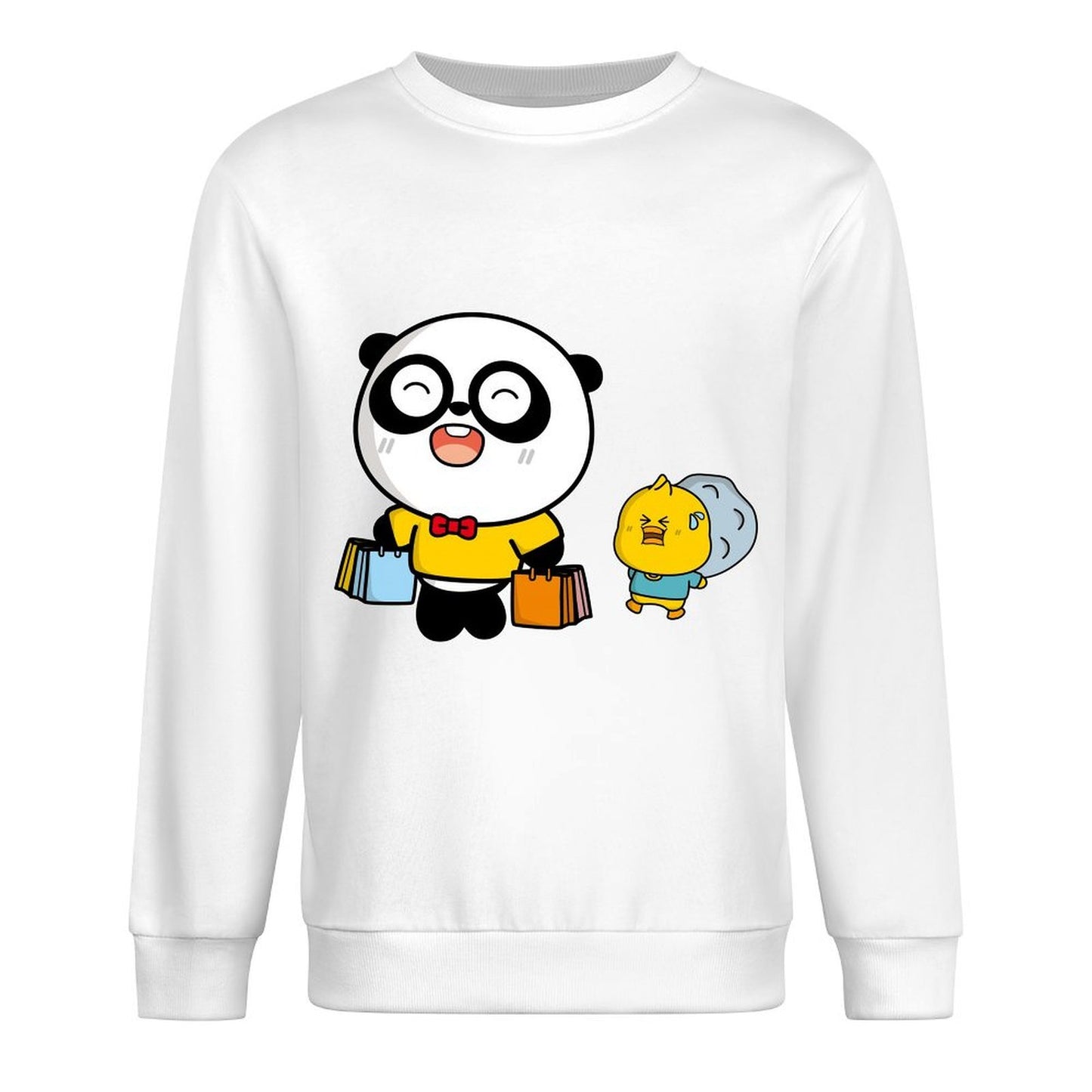 Front Patterned Long Sleeve TopFresh Easy-Care