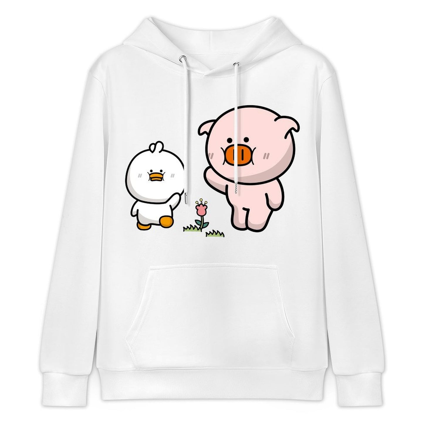 Street Minimal Front Graphic Hoodies