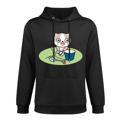 Front Graphic HoodiesPocket Tee Fade-Resistant