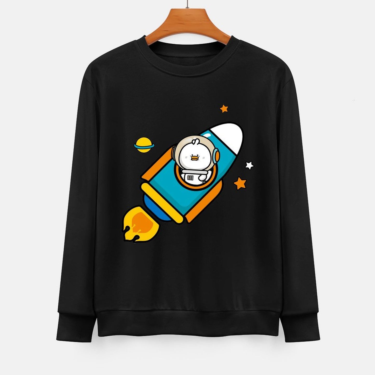 Front Patterned Long Sleeve TopCleanCut Printing