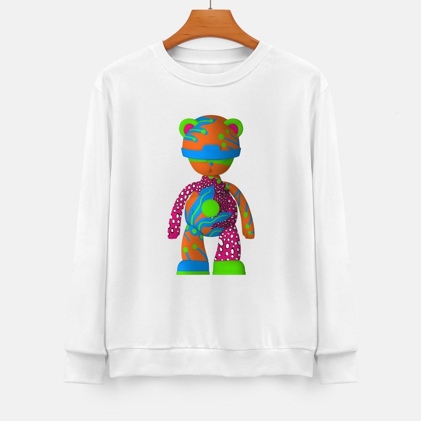 Long Sleeve With Front PatternHeat-Transfer Solid