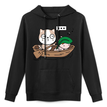 EasyStyle Pocket Tee Front Graphic Hoodies